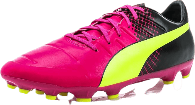 puma soccer cleats pink and yellow