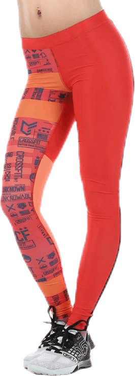 CrossFit Comp Tight Stripes Orange
