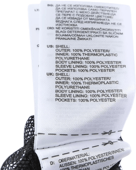 Climaproof Heathered Jacket Black/Grey - Bild 5