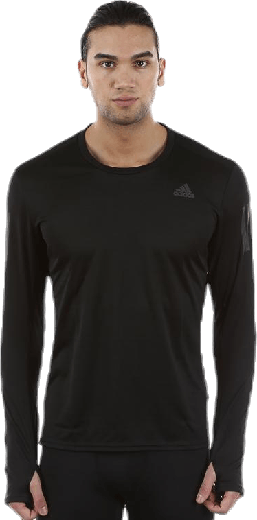 Response LS Tee Black, Male, Odevy, Košele, Beží, Čierna, XL