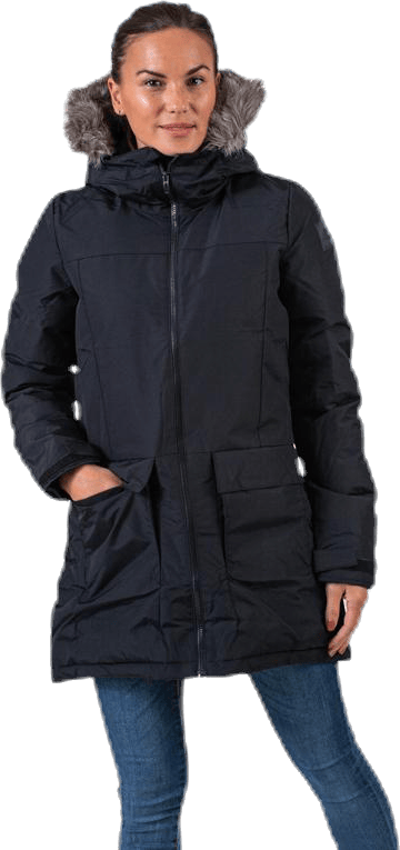 W Xploric Parka Black, Female, Apparels, jackets, Black, S