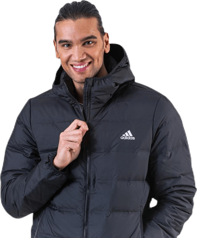 adidas helionic down hooded jacket