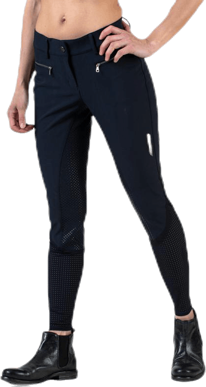 Airflow FullGrip Blue, Female, Odzież, Spodnie, Sporty jeździeckie, Niebieski, 44
