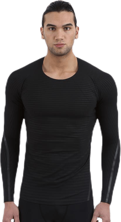 Alphaskin 360 LS Tee Black, Male, Apparels, T-shirt, Workout, Black, S