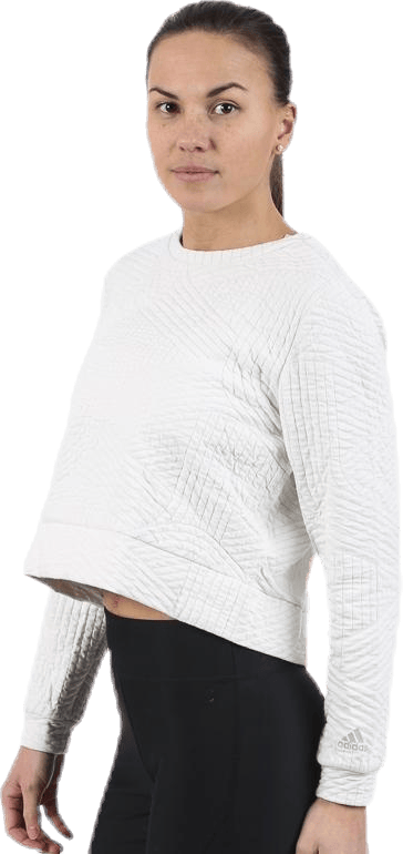 Perf Sweatshirt White - Bild 3