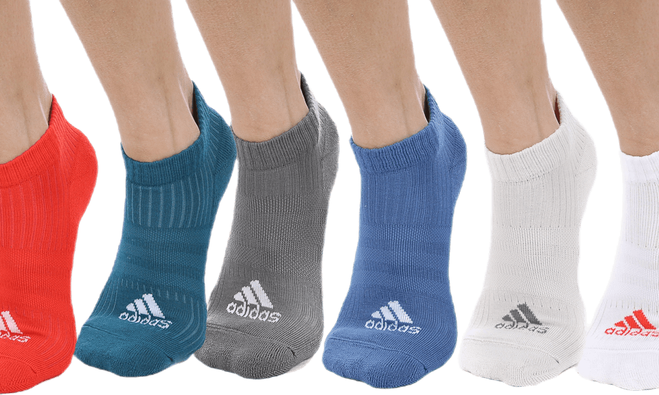 6-Pack Multi Low Patterned, Female, Aparelhos, Meias, Corrida, Padronizado, 19-22