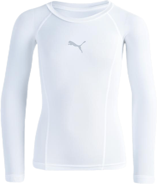 LIGA Baselayer Tee LS Jr White, Unisex, Apparels, Shirts, Soccer, White, 116