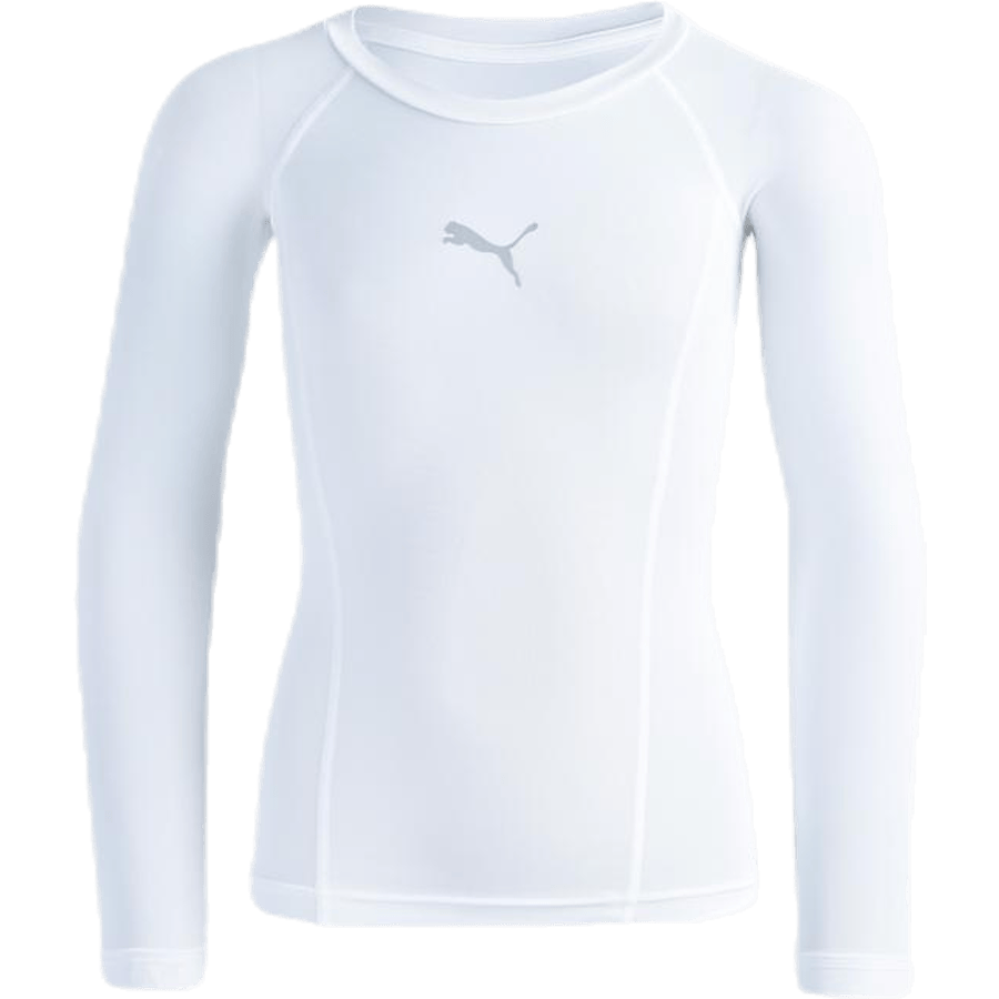 LIGA Baselayer Tee LS Jr White