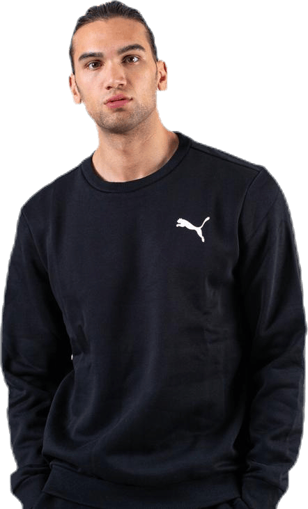 Essential Logo Crew Sweat FL Black, Male, Vêtements, Chemises, Noir, M