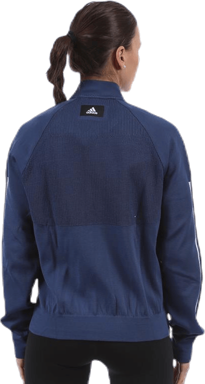 ID Knitted Bomber Jacket Blue - Bild 2