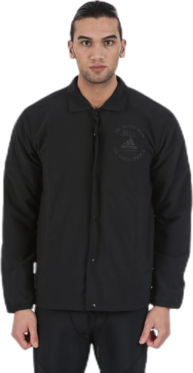ID Coach Jacket Black, Male, Apparels, jackets, Black, L