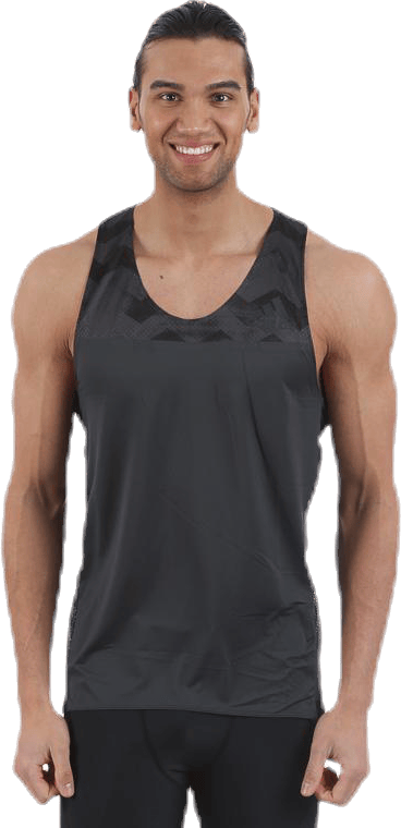 Adizero SN Tank Black, Male, Vaatteet, Tops, Juoksu, Musta, S