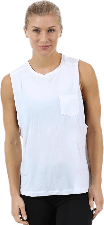 Nature X Tank White, Female, Vêtements, Tops, Yoga, Blanc, M