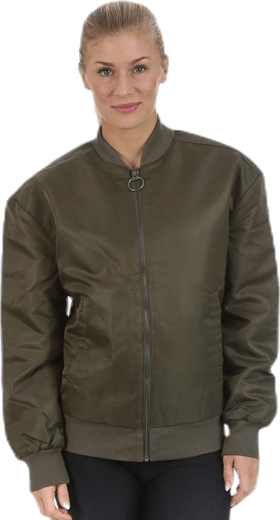 TS Bomber Jacket Green, Female, Odevy, bundy, Posilovať, Zelená, L