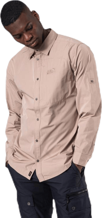 Lakeside Roll-Up Shirt Beige