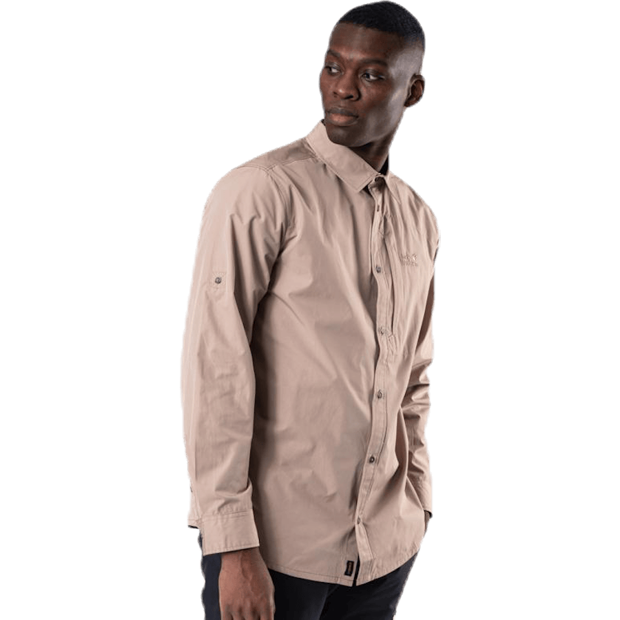 Lakeside Roll-Up Shirt Beige - Bild 3