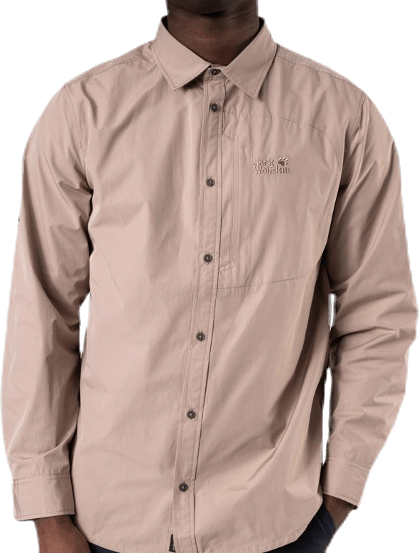 Lakeside Roll-Up Shirt Beige - Bild 4
