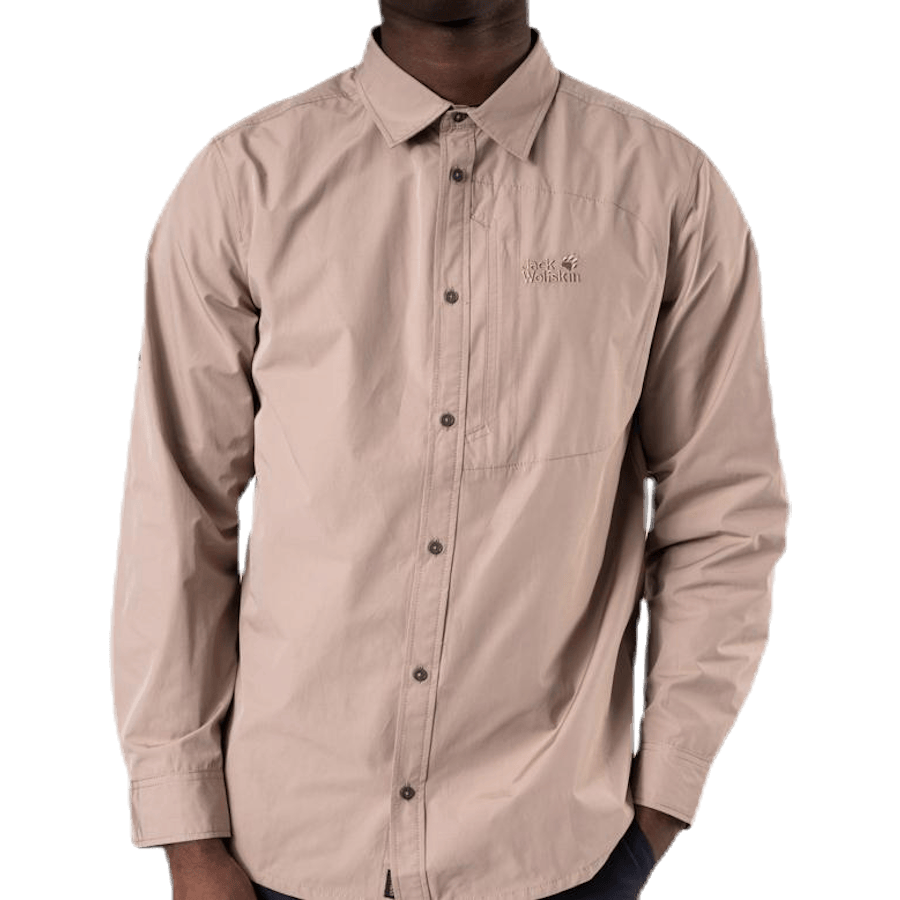 Lakeside Roll-Up Shirt Beige - Bild 4