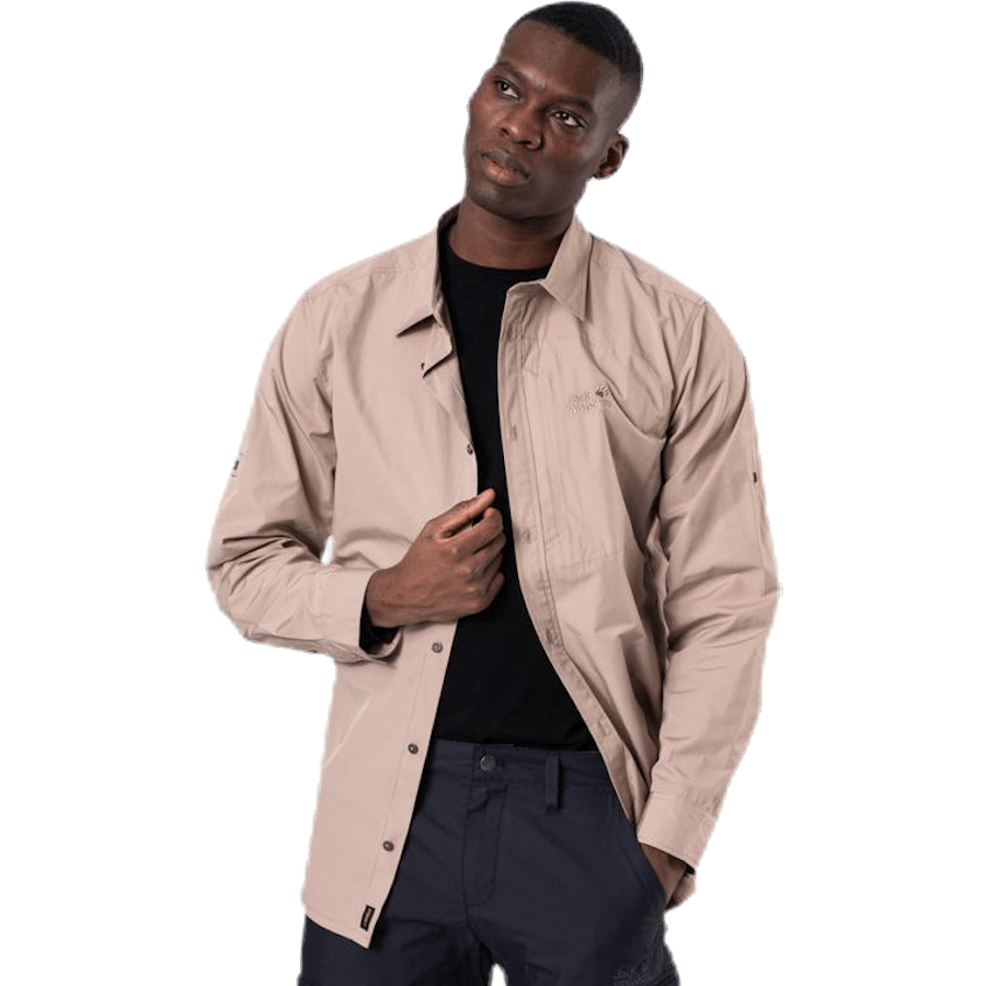 Lakeside Roll-Up Shirt Beige - Bild 5