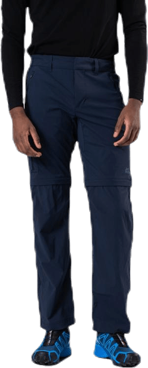 Overland Zip Away Blue, Male, Kläder, Byxor, Blå, 58