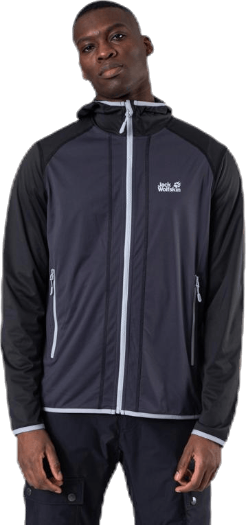 Hydro Hooded Light Jacket Grey - Bild 4
