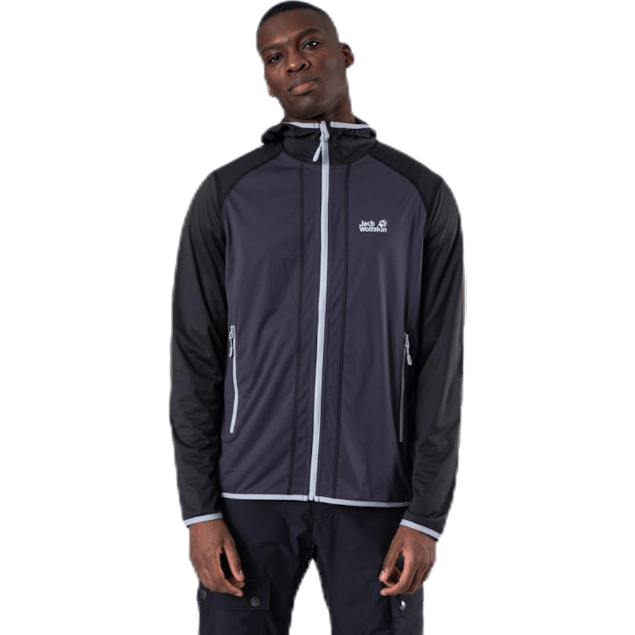 Hydro Hooded Light Jacket Grey - Bild 4