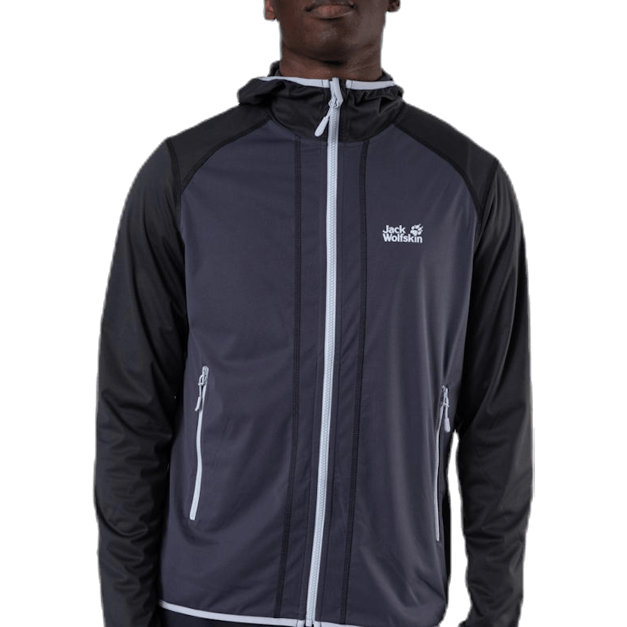 Hydro Hooded Light Jacket Grey - Bild 5