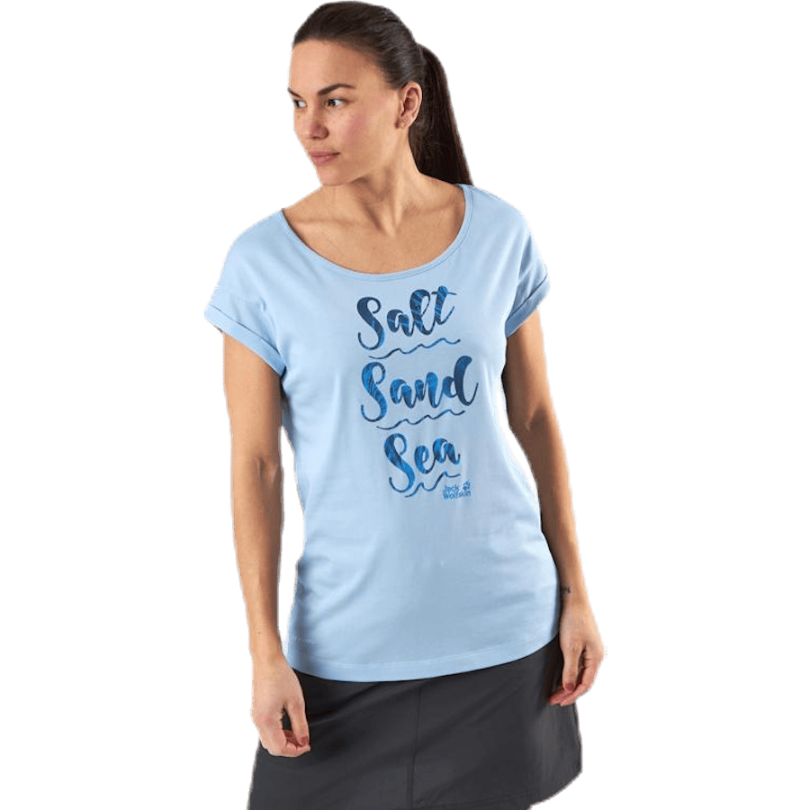 Salt Sand Sea Tee Blue