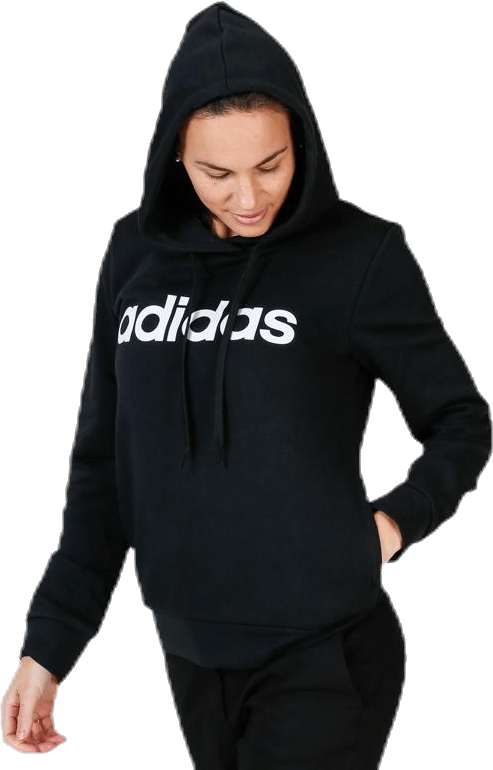 Essentials Linear Over Head Hoodie Black / White - Bild 2