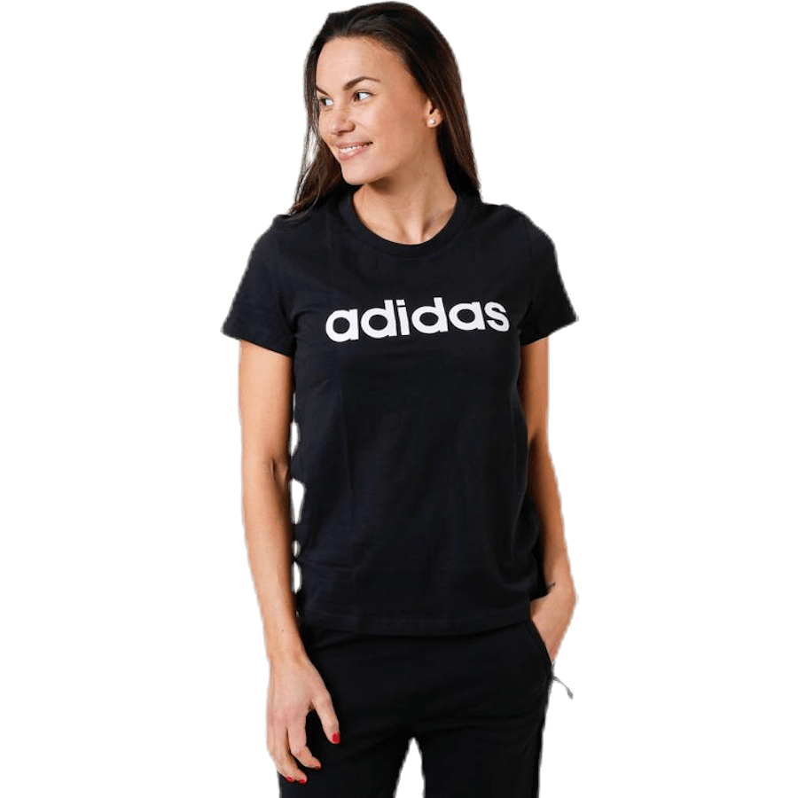 Essentials Linear Slim Tee Black / White