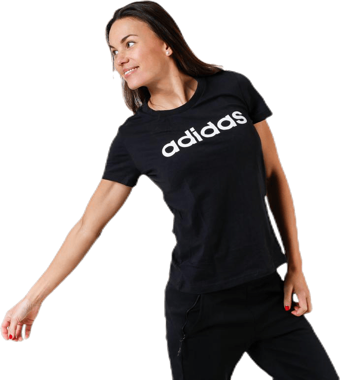 Essentials Linear Slim Tee Black / White - Bild 4