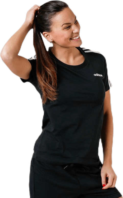 Essentials 3S Slim Tee Black / White