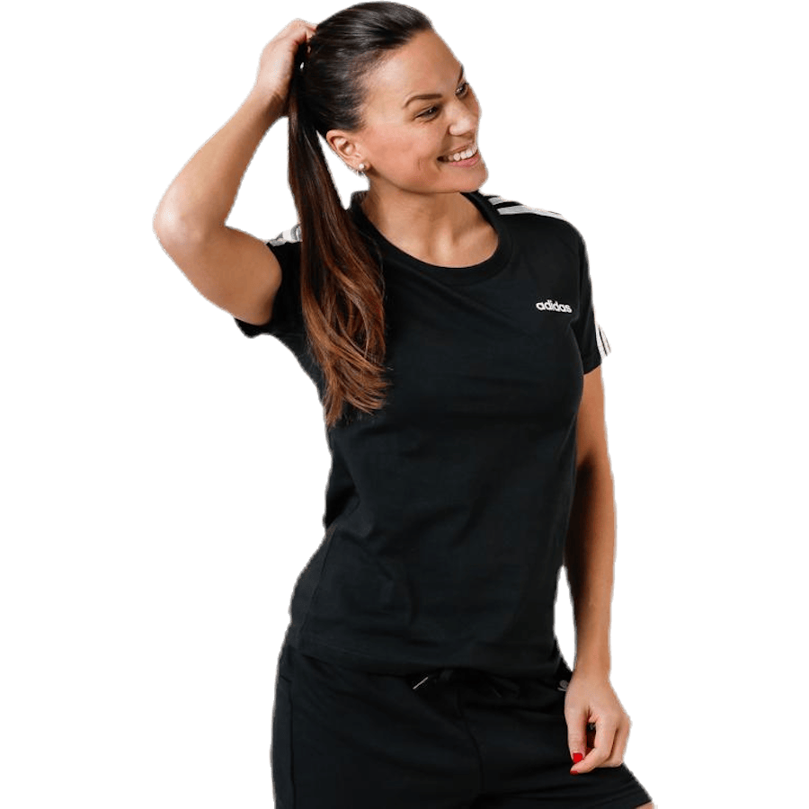 Essentials 3S Slim Tee Black / White