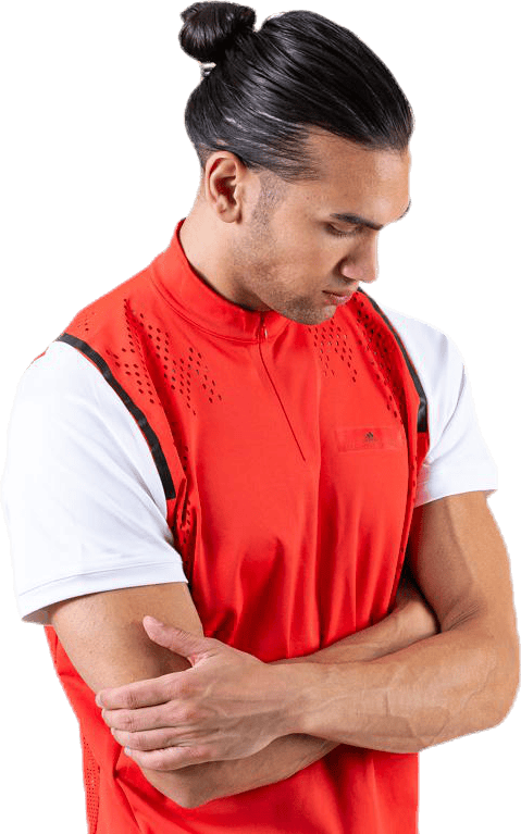 ASMC Zipper Tee White/Red - Bild 3