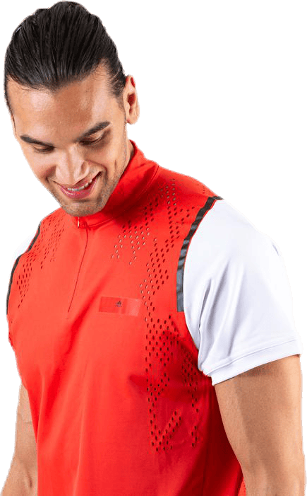 ASMC Zipper Tee White/Red - Bild 4