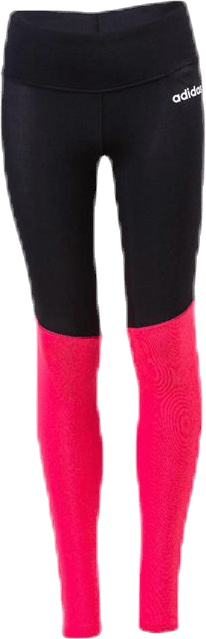 Girls Colour Block Tights Pink/Black