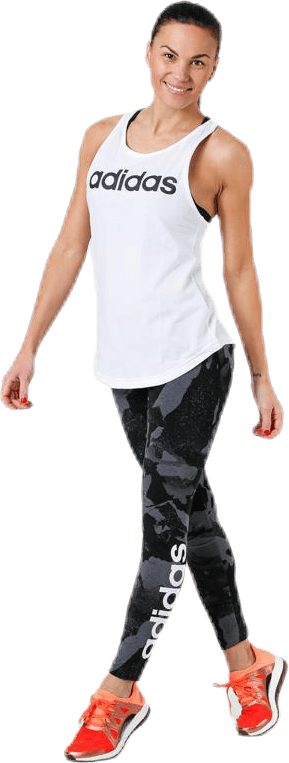 Linear Loose Tank White/Black - Bild 7