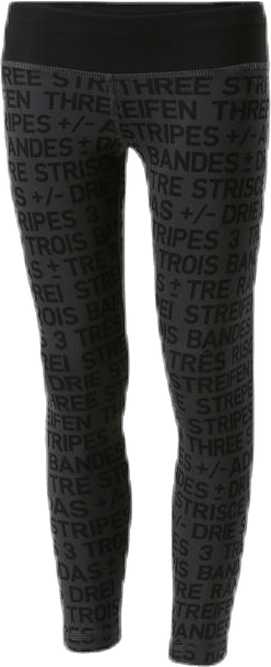 Girls Brand Tights Black