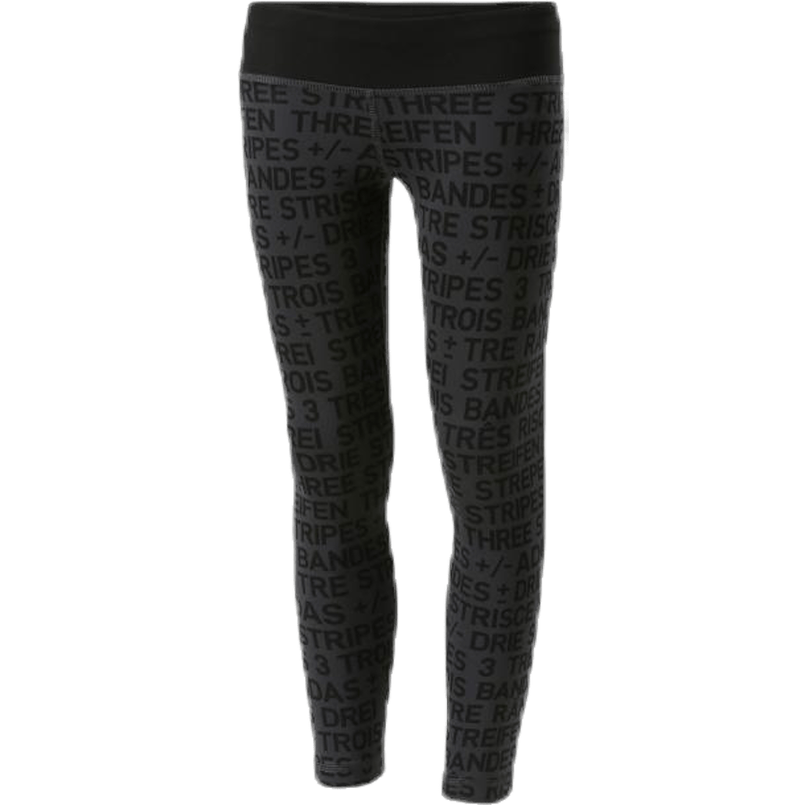 Girls Brand Tights Black