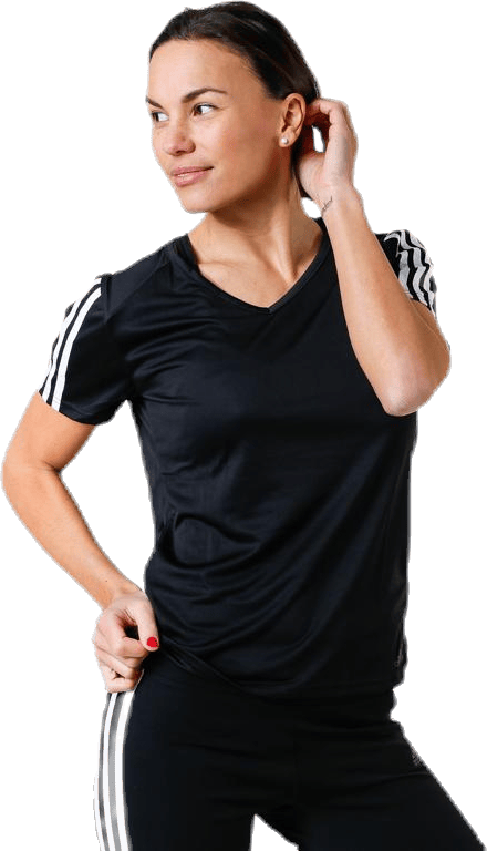 Run 3S Tee W White/Black