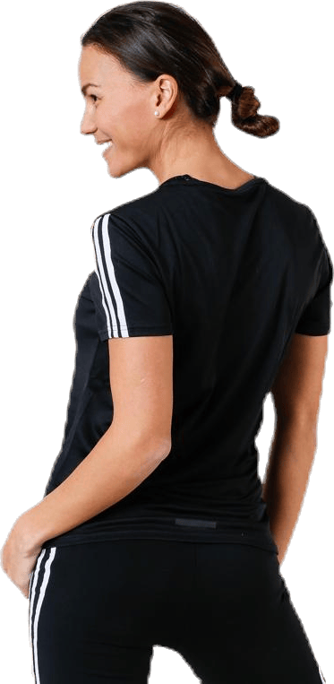 Run 3S Tee W White/Black - Bild 2