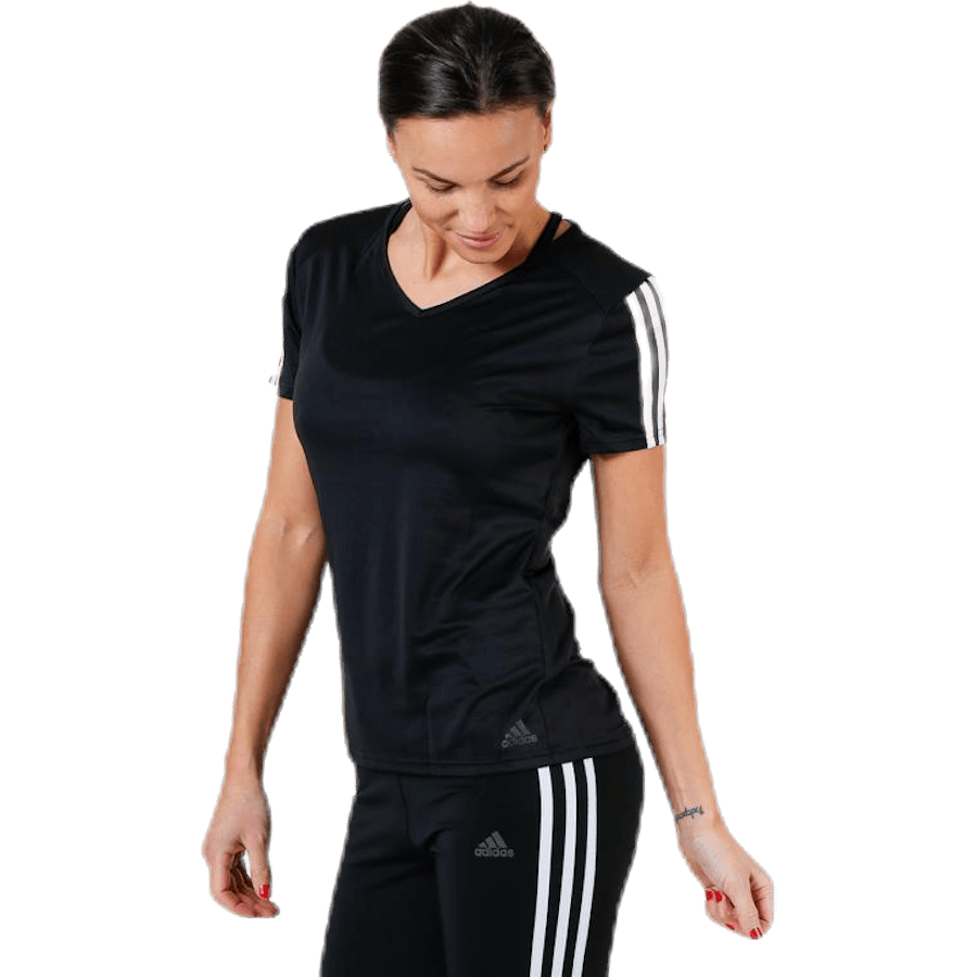 Run 3S Tee W White/Black - Bild 3