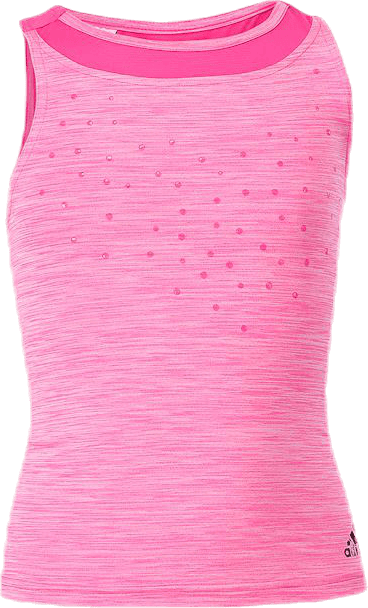 Girls Dotty Tank Pink
