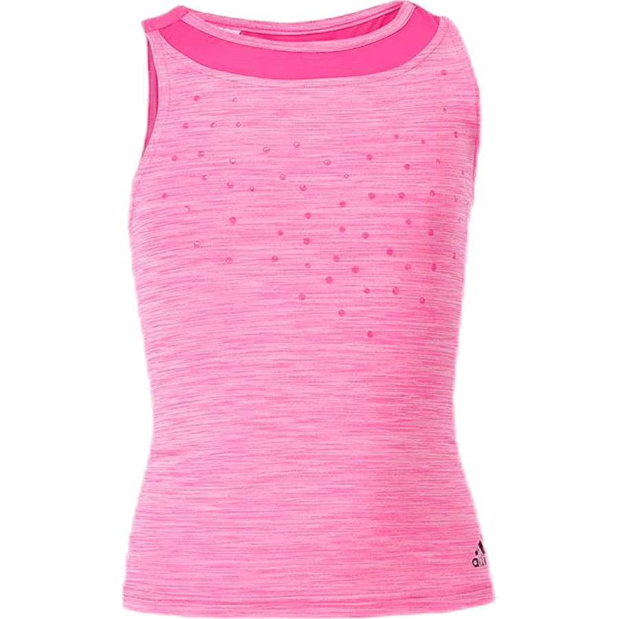 Girls Dotty Tank Pink