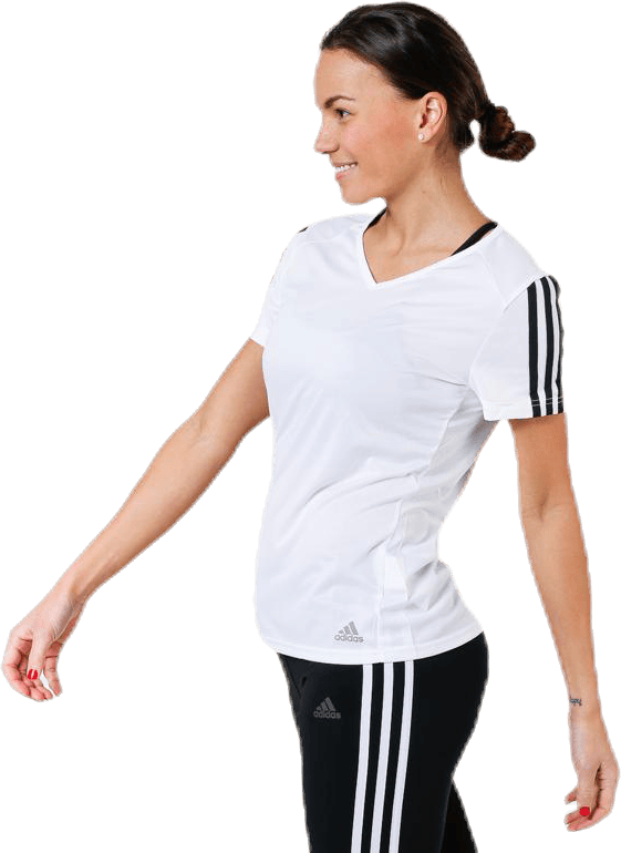 Run 3S Tee W White/Black - Bild 3