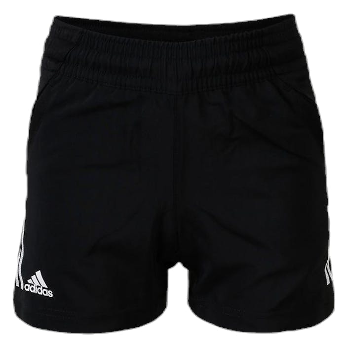 Club 3 Stripes Shorts Youth Black, Unisex, Apparels, Shorts, Tennis, Black, 116