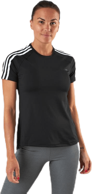 D2M 3S Tee White/Black, Female, Aparelhos, Camisa, Treino, Preto, XS