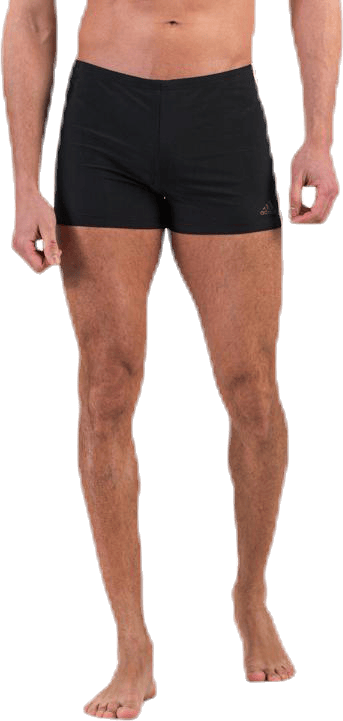 Fitness 3 Stripes Swim Boxer Black / White