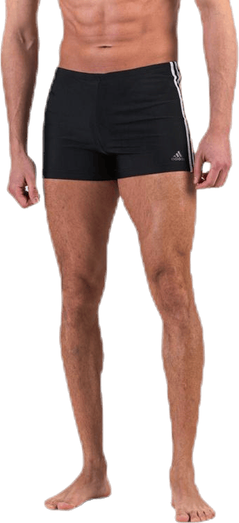 Fitness 3 Stripes Swim Boxer Black / White - Bild 2