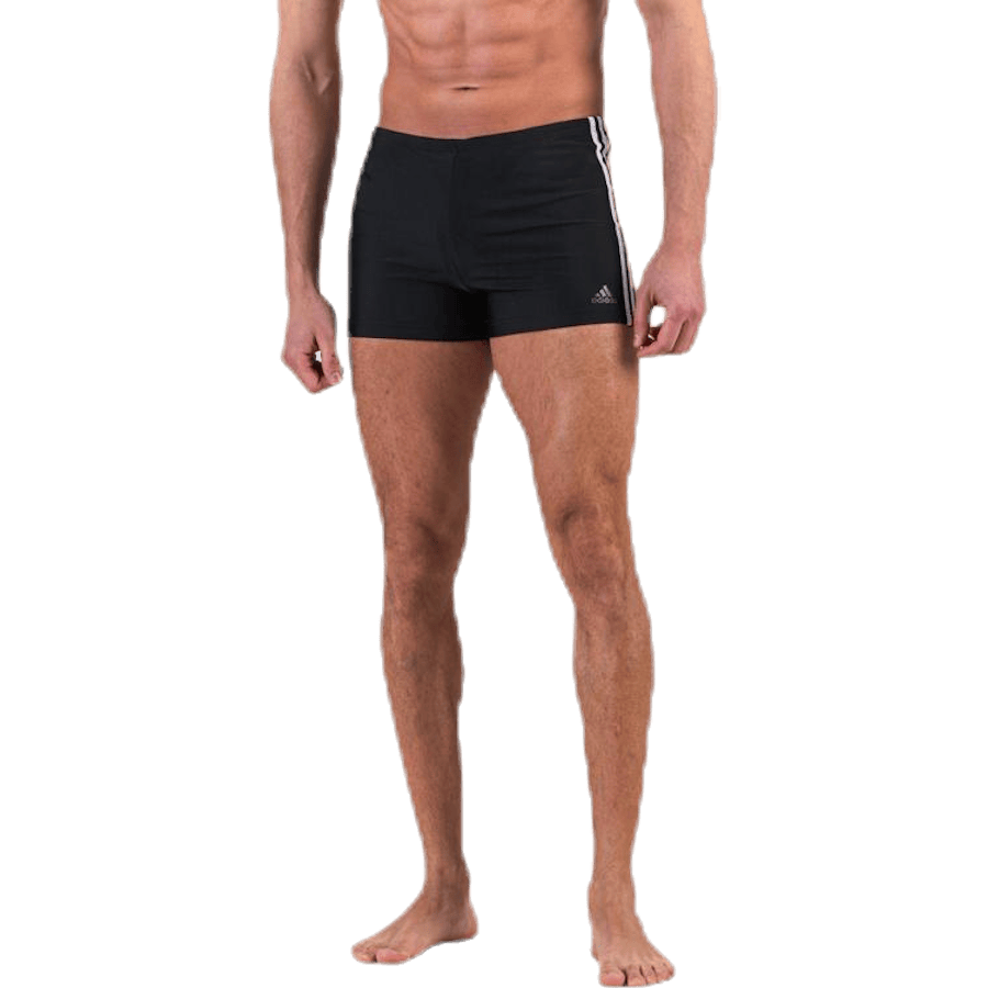 Fitness 3 Stripes Swim Boxer Black / White - Bild 2